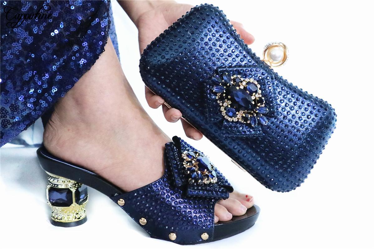 Fashion Dark Blue African Women's High Heel Pumps Shoes With Evening bag Set For Party GL1912-8 Heel Height 6.5CM, As pic
Fashion Dark Blue African Women's High Heel Pumps Shoes With Evening bag Set For Party GL1912-8 Heel Height 6.5CM, As pic