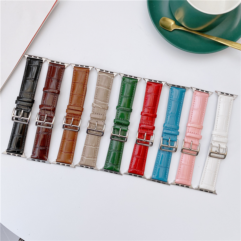 for Apple Watch Band Smart Straps Crocodile Pattern Wristbands PU Leather iwatch 1/2/3/4/5/6 se 38/40 42/44mm
for Apple Watch Band Smart Straps Crocodile Pattern Wristbands PU Leather iwatch 1/2/3/4/5/6 se 38/40 42/44mm