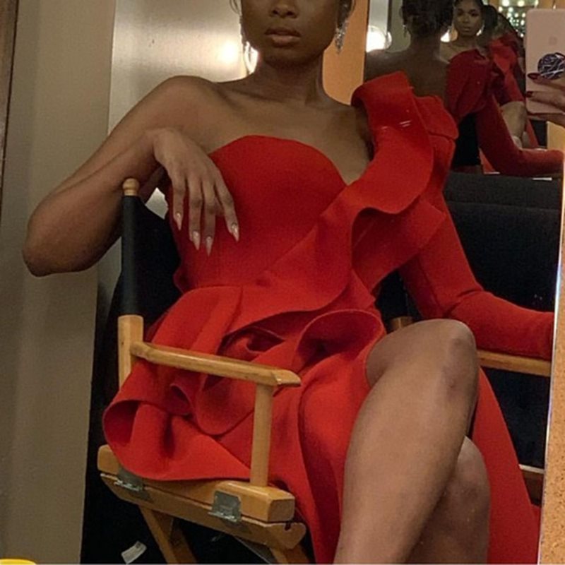 African Style Elegant Party Sexy Evening Women Long Dresses One Shoulder Bodycon Split Female Ruffles Maxi Red Dress Plus Size H1210
African Style Elegant Party Sexy Evening Women Long Dresses One Shoulder Bodycon Split Female Ruffles Maxi Red Dress Plus Size H1210