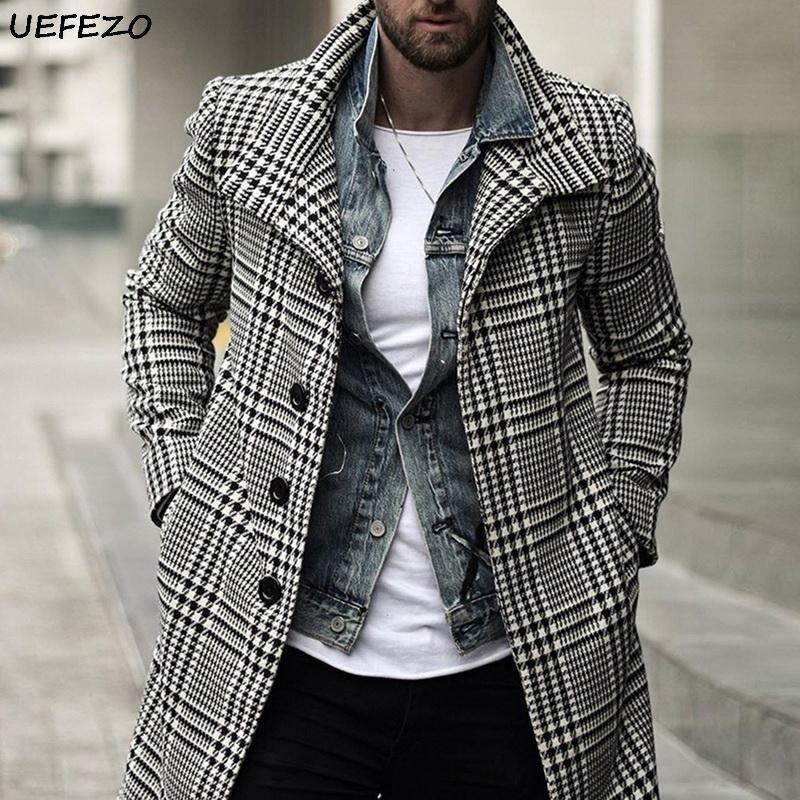 CYCINCOS 2020 Winter Wool Jacket Men Blends Autumn Windbreaker Black White Plaid Trench Coat Outwear Men Slim Fit Coats Jackets, 03 red
CYCINCOS 2020 Winter Wool Jacket Men Blends Autumn Windbreaker Black White Plaid Trench Coat Outwear Men Slim Fit Coats Jackets, 03 red