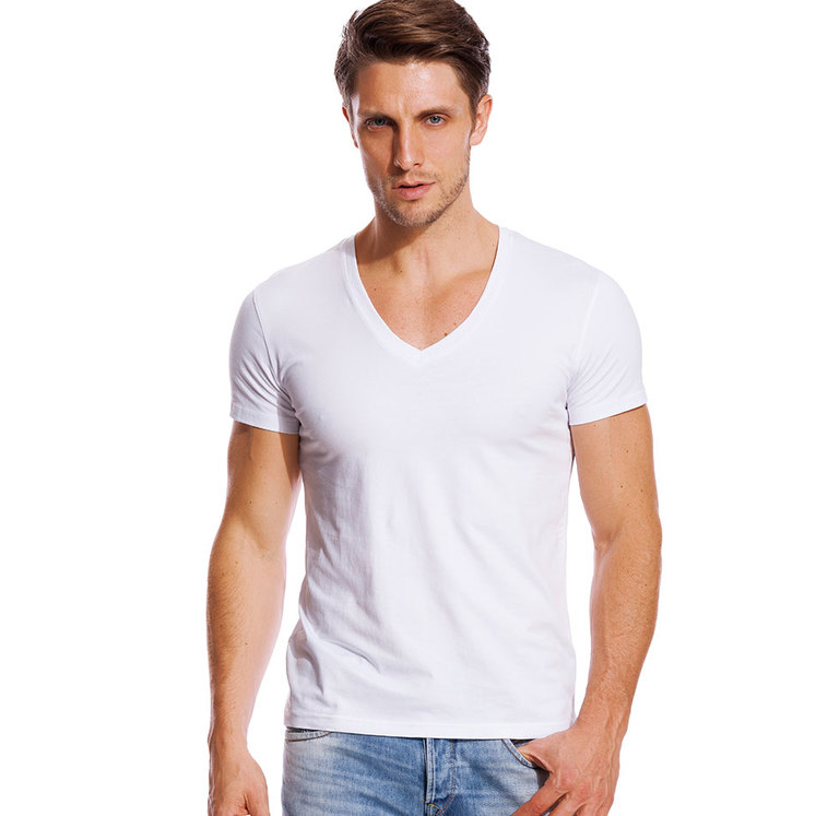 Solid V Neck T Shirt for Men Stretch Top Tees Slim Fit Short Sleeve Fashion Male Tshirt Invisible Undershirt Summer Streetwear kg-104, White
Solid V Neck T Shirt for Men Stretch Top Tees Slim Fit Short Sleeve Fashion Male Tshirt Invisible Undershirt Summer Streetwear kg-104, White