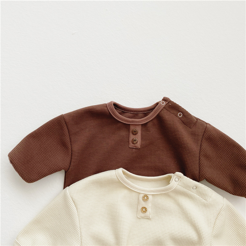 MILANCEL 2020 baby boys clothes soft blouse and pumpkin shorts 2 pcs boys suit autumn baby clothing set Y1105