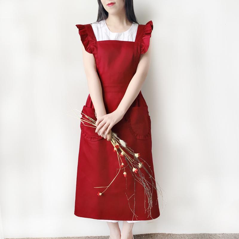 Korean style Princess Cotton aprons Women kitchen apron Flower house studio apron Home Bib cleaning aprons can be customized1
Korean style Princess Cotton aprons Women kitchen apron Flower house studio apron Home Bib cleaning aprons can be customized1