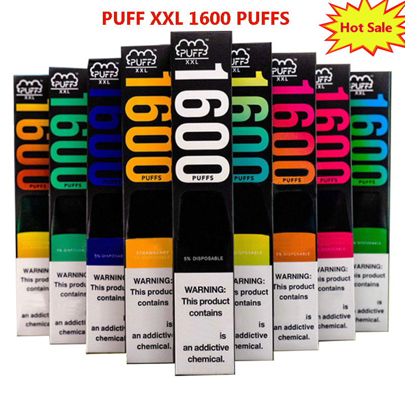 Puff XXL Disposable Vapes Electronic Cigarette 1600 Puffs Device 1000mah 6.5ml Pod Prefilled 40+ Colors Available High Quality E Cigs
Puff XXL Disposable Vapes Electronic Cigarette 1600 Puffs Device 1000mah 6.5ml Pod Prefilled 40+ Colors Available High Quality E Cigs
