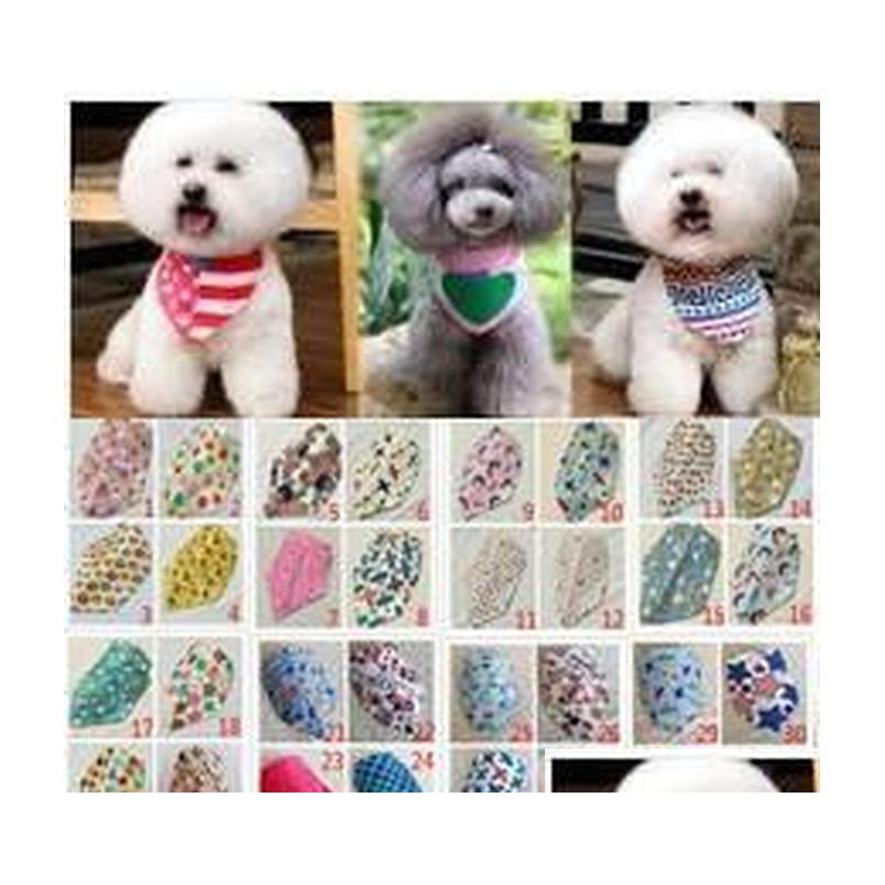 Dog Apparel Wholesale 100Pcs/Lot New Mix 50 Colors Adjustable Puppy Pet Bandana Collar Bandanas Cotton Most Fashionable
Dog Apparel Wholesale 100Pcs/Lot New Mix 50 Colors Adjustable Puppy Pet Bandana Collar Bandanas Cotton Most Fashionable