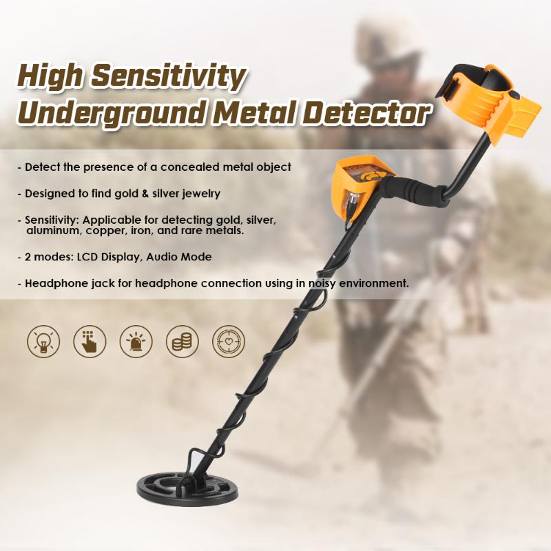 Professional Metal Detector LCD Display Nugget Detector High Performance Underground Gold Digger Treasure 3 Modes MD6250
Professional Metal Detector LCD Display Nugget Detector High Performance Underground Gold Digger Treasure 3 Modes MD6250