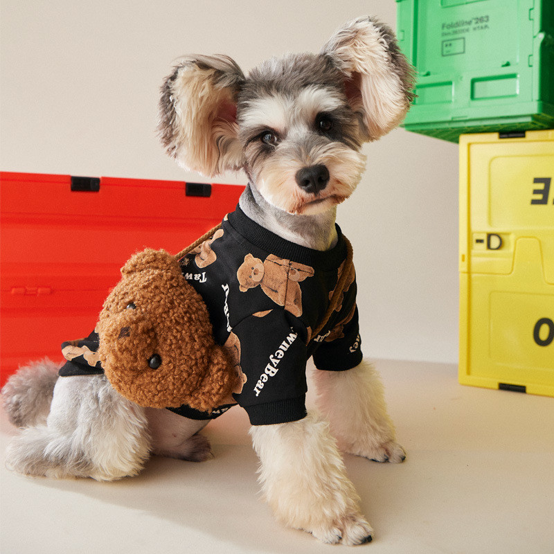 Dog Apparel Cute Bear Printed Pets Hoodies Fashion Personality Charm Schnauzer Sweaters Indoor Outdoor Creative Teddy Backpacks Set
Dog Apparel Cute Bear Printed Pets Hoodies Fashion Personality Charm Schnauzer Sweaters Indoor Outdoor Creative Teddy Backpacks Set