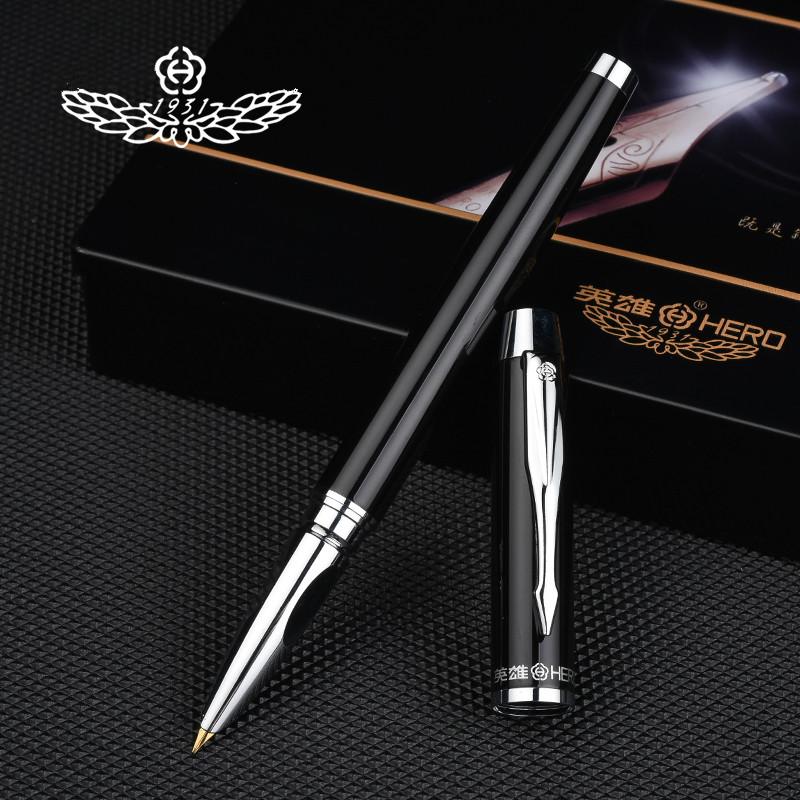 

HERO 7006 Fountain Pen Three Styles of Nib Design Student Adult Writing Business High-end Signature Ink Pen Suit Gift Box, Red