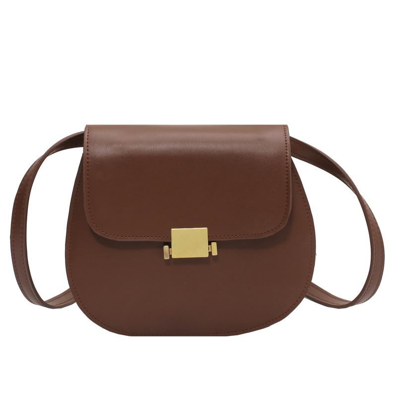 new hot Vintage Design Pattern Shoulder Bag Leather Semicircle Saddle Bags Female Crossbody For Women Small Solid Handbag, Black
new hot Vintage Design Pattern Shoulder Bag Leather Semicircle Saddle Bags Female Crossbody For Women Small Solid Handbag, Black