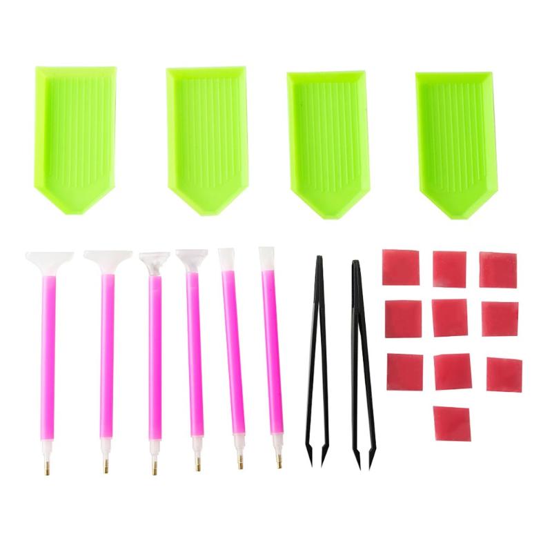 DIY Diamond Painting Accessories 5D Diamond Painting Cross Stitch Embroidery Pen Tools Set Tweezers Glue Tray Sticky Pen Kit
DIY Diamond Painting Accessories 5D Diamond Painting Cross Stitch Embroidery Pen Tools Set Tweezers Glue Tray Sticky Pen Kit