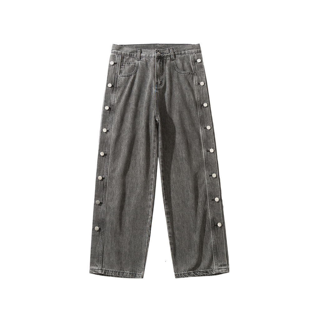 New 2021 Autumn Personality Breasted Jeans Straight Male Tendency Loosen Pants Cute Hip Student Free B06T, Smoky gray.
New 2021 Autumn Personality Breasted Jeans Straight Male Tendency Loosen Pants Cute Hip Student Free B06T, Smoky gray.