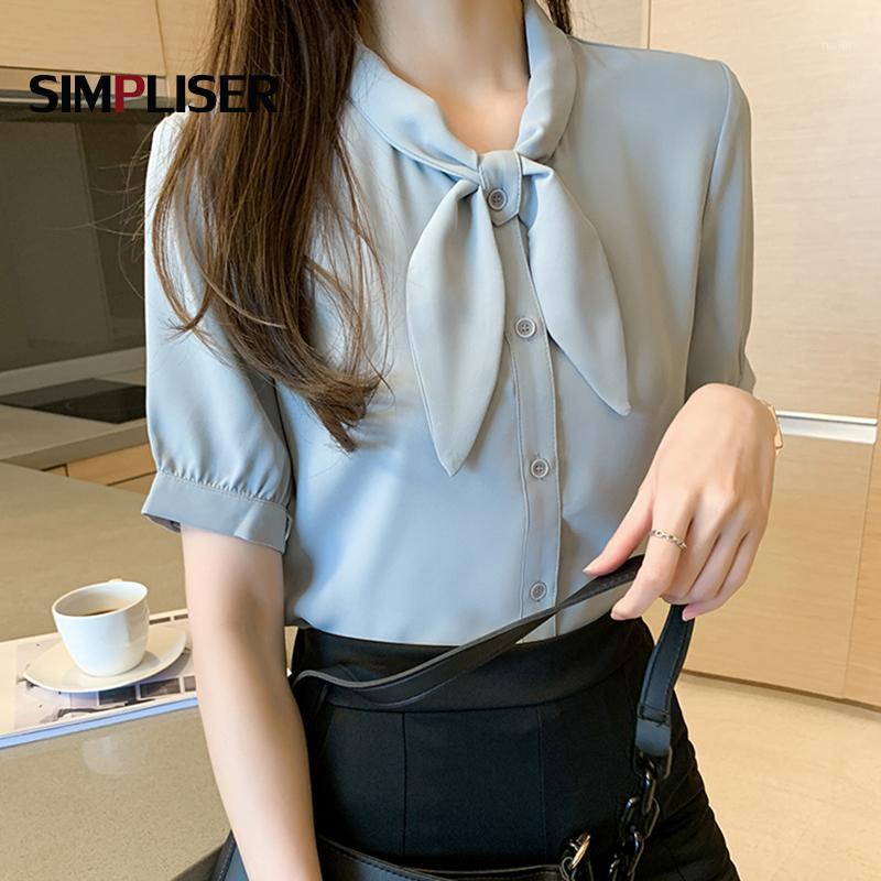 Office Ladies Bow Tie Chiffon Blouses Blue White Female Work Wear Chiffon Shirts Elegant Blusas Femme XXL Retro Tops 2020 Summer1
Office Ladies Bow Tie Chiffon Blouses Blue White Female Work Wear Chiffon Shirts Elegant Blusas Femme XXL Retro Tops 2020 Summer1