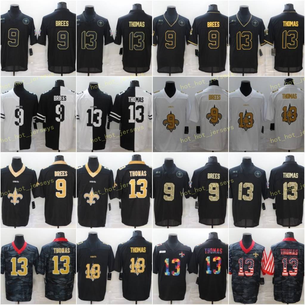 9 Drew Brees Football Jersey 2020 Salute To Service Limited New OrIeans Salnts 13 Michael Thomas Black White, Black;red
9 Drew Brees Football Jersey 2020 Salute To Service Limited New OrIeans Salnts 13 Michael Thomas Black White, Black;red