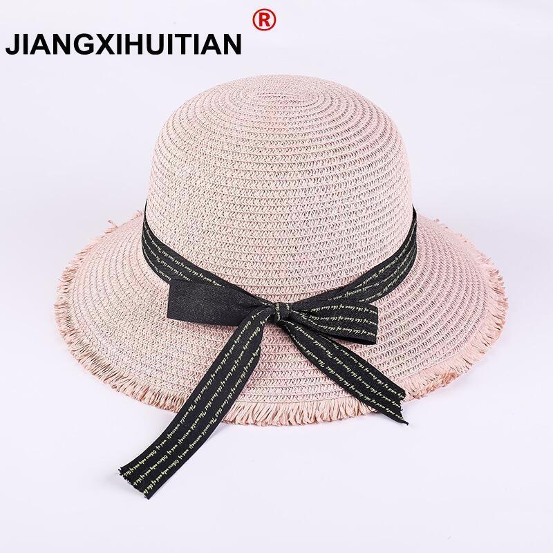 Wide Brim Hats 2021 Summer Bow Straw Hat Women Big Beach Sun Foldable Block UV Protection Panama Bone Chapeu Feminino
Wide Brim Hats 2021 Summer Bow Straw Hat Women Big Beach Sun Foldable Block UV Protection Panama Bone Chapeu Feminino