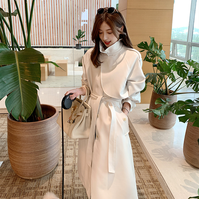 2021 New Fall /autumn High Fashion Double Breasted Long Trench Coat with Belt Chic Female Windbreaker T3sw, Blue
2021 New Fall /autumn High Fashion Double Breasted Long Trench Coat with Belt Chic Female Windbreaker T3sw, Blue