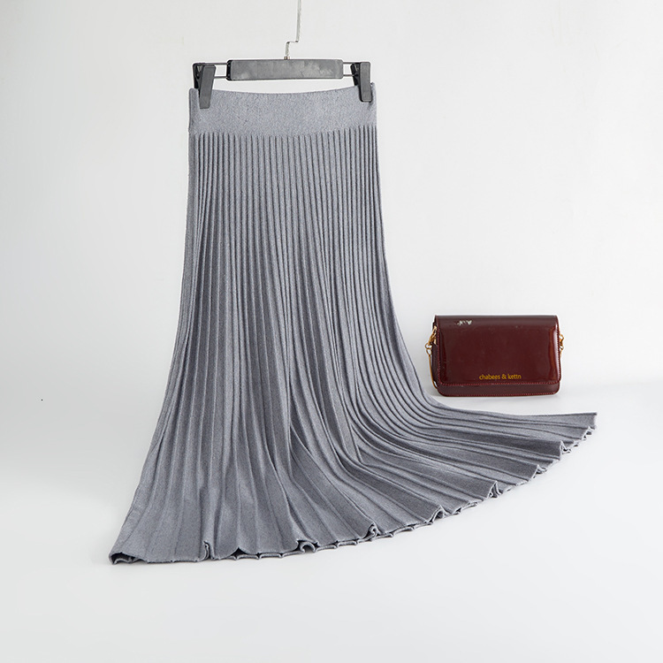 2021 New Vertical Striped Knitted Women Sweater Skirt Elastic Band Pleated Midi Chic High Waist A-line Skirts Female Zx1y, Apricot
2021 New Vertical Striped Knitted Women Sweater Skirt Elastic Band Pleated Midi Chic High Waist A-line Skirts Female Zx1y, Apricot