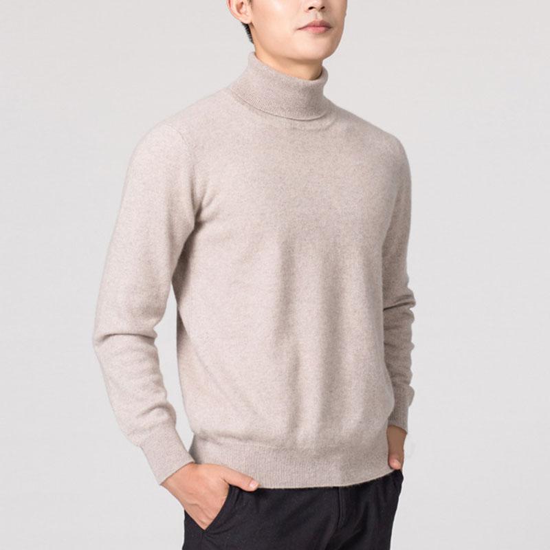 New Autumn Winter Men' Turtleneck Sweater Cashmere Knitted Slim Fit Pullover Man Basic Solid Bottoming Knitwear Warm Jumper Top, Beige
New Autumn Winter Men' Turtleneck Sweater Cashmere Knitted Slim Fit Pullover Man Basic Solid Bottoming Knitwear Warm Jumper Top, Beige