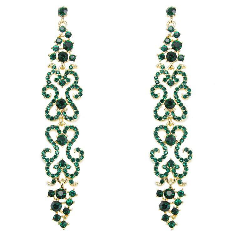 Crystal Long Rhinestone Earrings with Stones Hollow Out Big Gold Green Dangling Earrings for Women Fashion jewelry ersh46
Crystal Long Rhinestone Earrings with Stones Hollow Out Big Gold Green Dangling Earrings for Women Fashion jewelry ersh46