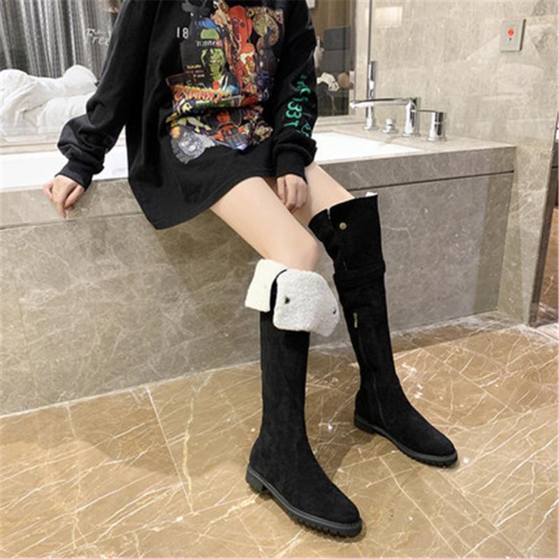 Hot Warm Snow Boots Women 2020 Winter Shoes Suede Over The Knee High Boots Ladies Fashion Low Heels Keep Fur Plush Long Botas, Khaki
Hot Warm Snow Boots Women 2020 Winter Shoes Suede Over The Knee High Boots Ladies Fashion Low Heels Keep Fur Plush Long Botas, Khaki