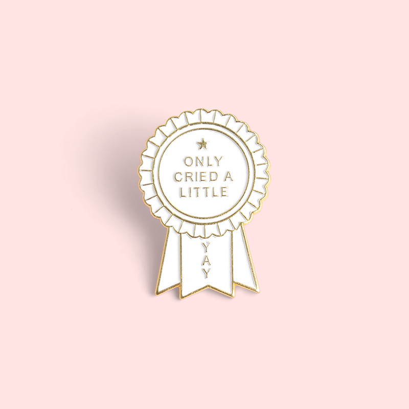 ONLY CRIED A LITTLE Enamel Pin Custom Medal Brooches Award Badge for Bag Lapel Buckle Simple Funny Cowboy Jewelry Gift for Friends, As picture
ONLY CRIED A LITTLE Enamel Pin Custom Medal Brooches Award Badge for Bag Lapel Buckle Simple Funny Cowboy Jewelry Gift for Friends, As picture