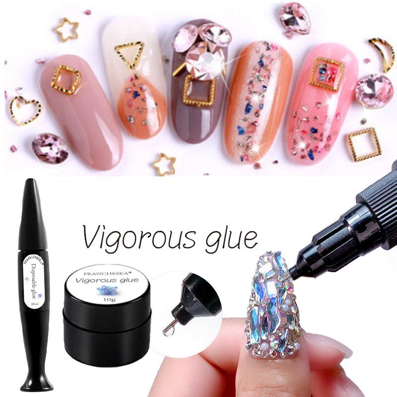 FRANCHESKA 1Set20ml Nail Jewelry Strong Adhesive Glue For DIY Nail Art Crystal Gems Jewelry Decoration Strong Art Gel TSLM2, As shown
FRANCHESKA 1Set20ml Nail Jewelry Strong Adhesive Glue For DIY Nail Art Crystal Gems Jewelry Decoration Strong Art Gel TSLM2, As shown
