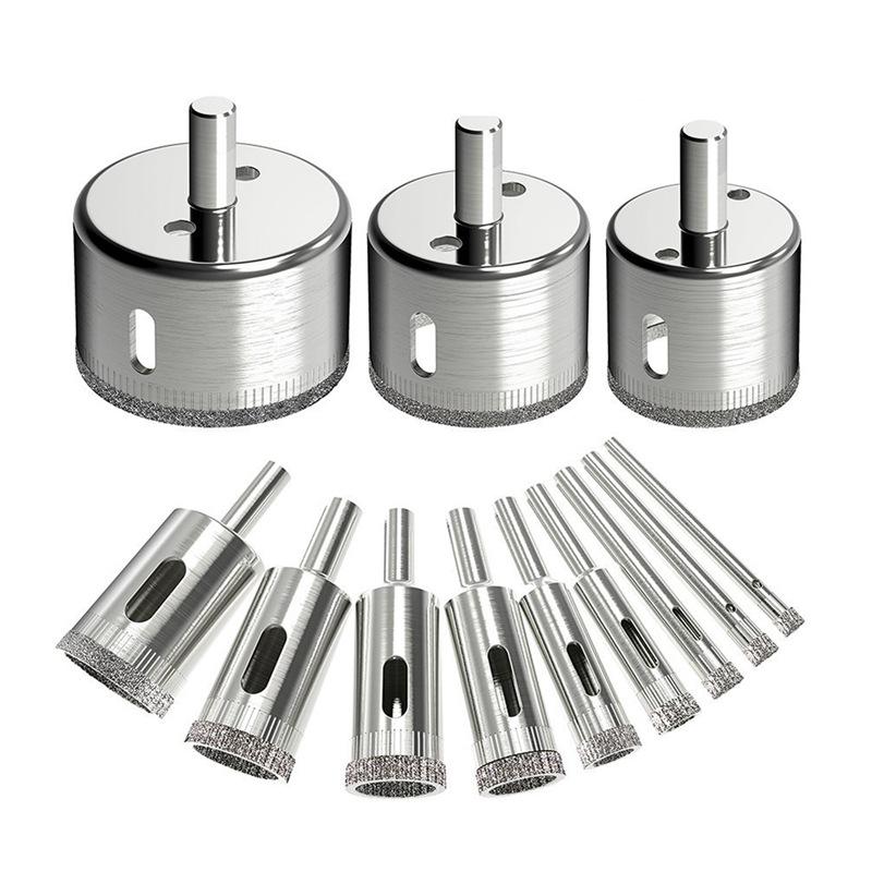 LBER 12Pcs Diamond Drill Bits Glass Tile Hole Saw Bits Set, Hollow Core Drill Bits, Extractor Remover Hole Saws for Glass, Ceram
LBER 12Pcs Diamond Drill Bits Glass Tile Hole Saw Bits Set, Hollow Core Drill Bits, Extractor Remover Hole Saws for Glass, Ceram