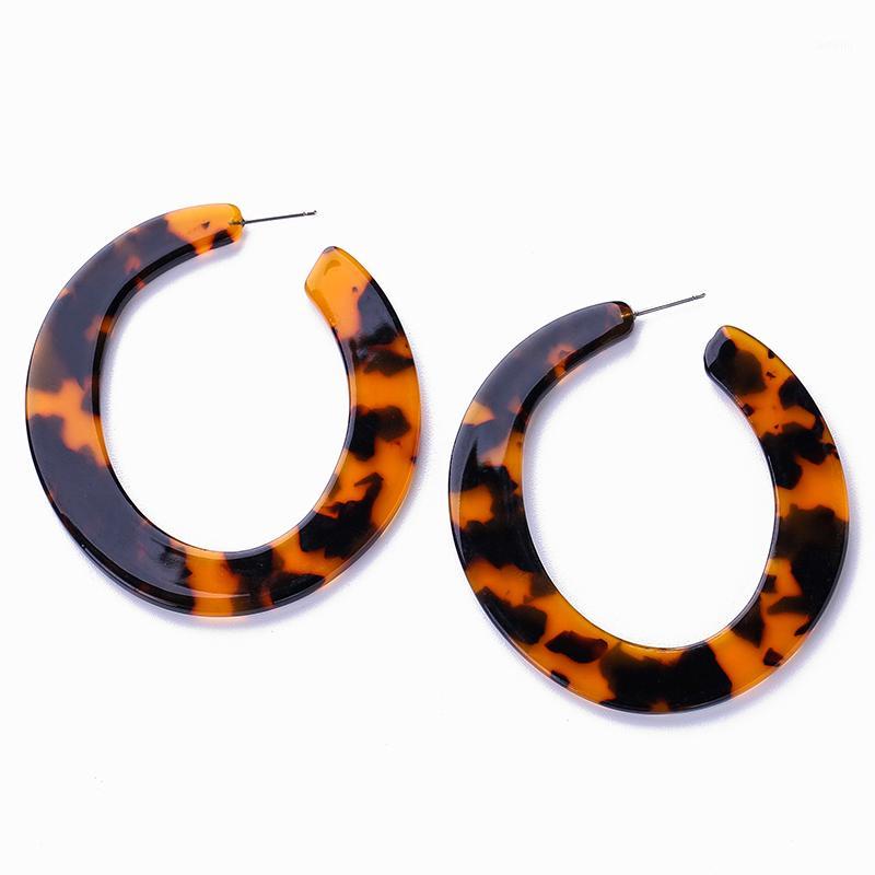 Round C-shaped Acrylic Hoop Earrings Colorful Stripes Simple Earrings Retro Leopard Female Bohemian Exaggerated Eardrop1
Round C-shaped Acrylic Hoop Earrings Colorful Stripes Simple Earrings Retro Leopard Female Bohemian Exaggerated Eardrop1