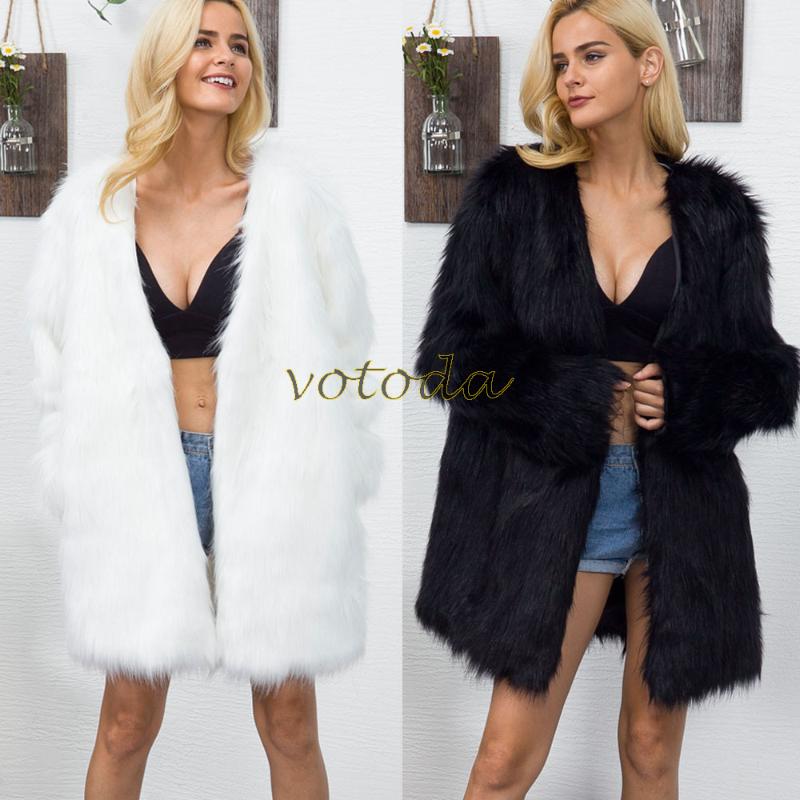 Women Mink Faux Fur Coat Female Long V-Neck Solid Fur Coat Winter Warm Fake Jacket Ladies Casual Jackets Outerwear Overcoat, White
Women Mink Faux Fur Coat Female Long V-Neck Solid Fur Coat Winter Warm Fake Jacket Ladies Casual Jackets Outerwear Overcoat, White