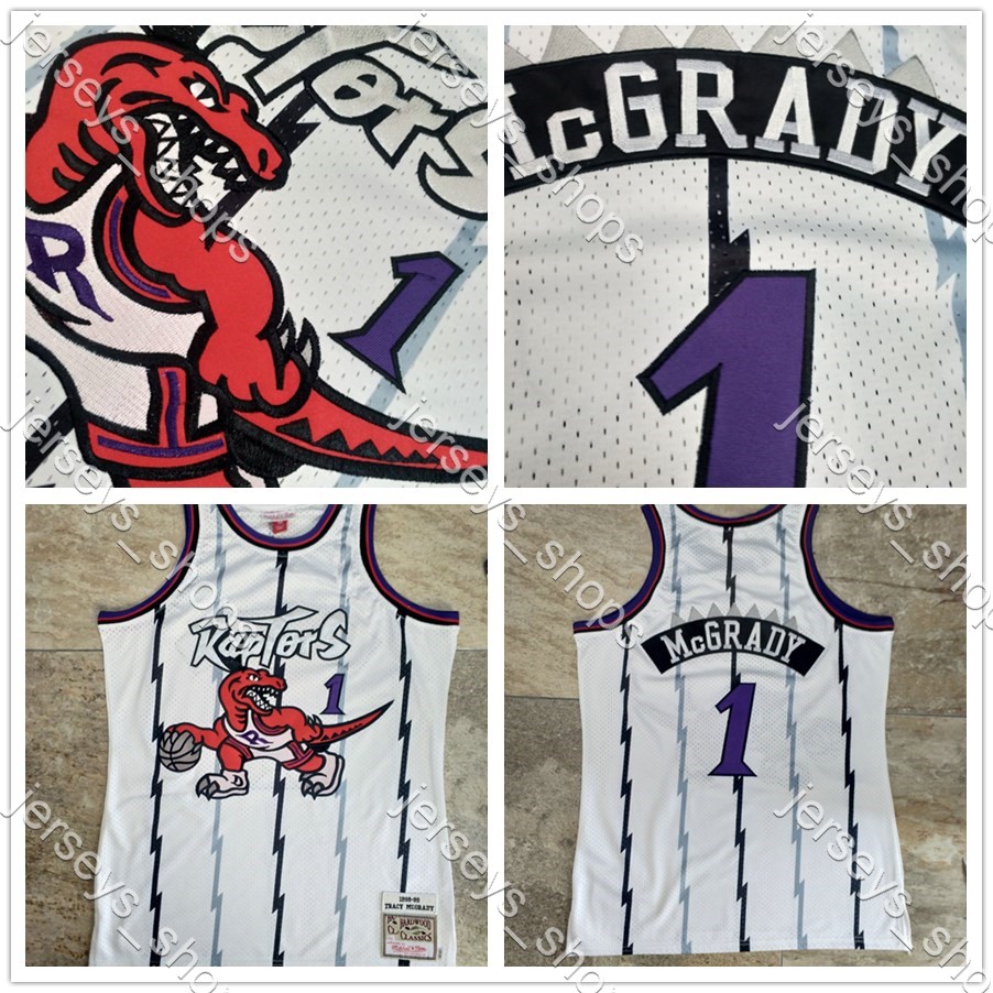 Mens Retro TorontoJerseys Tracy McGrady 1 White Mitchell&Ness 1998/99 Stitched HardwoodsClassics Basketball Jerseys Shirts, Black;red
Mens Retro TorontoJerseys Tracy McGrady 1 White Mitchell&Ness 1998/99 Stitched HardwoodsClassics Basketball Jerseys Shirts, Black;red