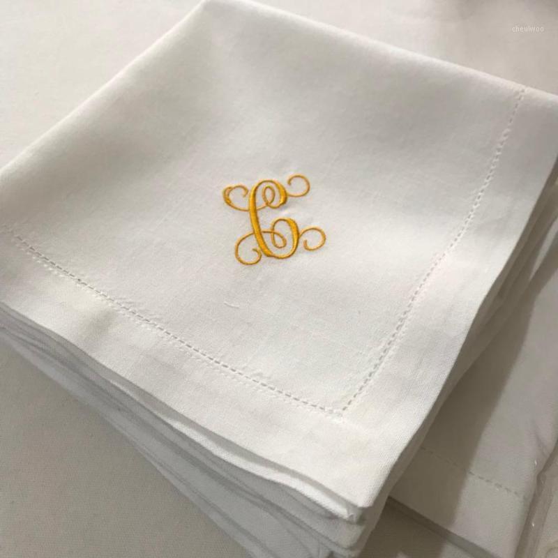 Embroidered white Dinner Cloth Napkins ,White Housewarming Gift Wedding napkin1 
Embroidered white Dinner Cloth Napkins ,White Housewarming Gift Wedding napkin1