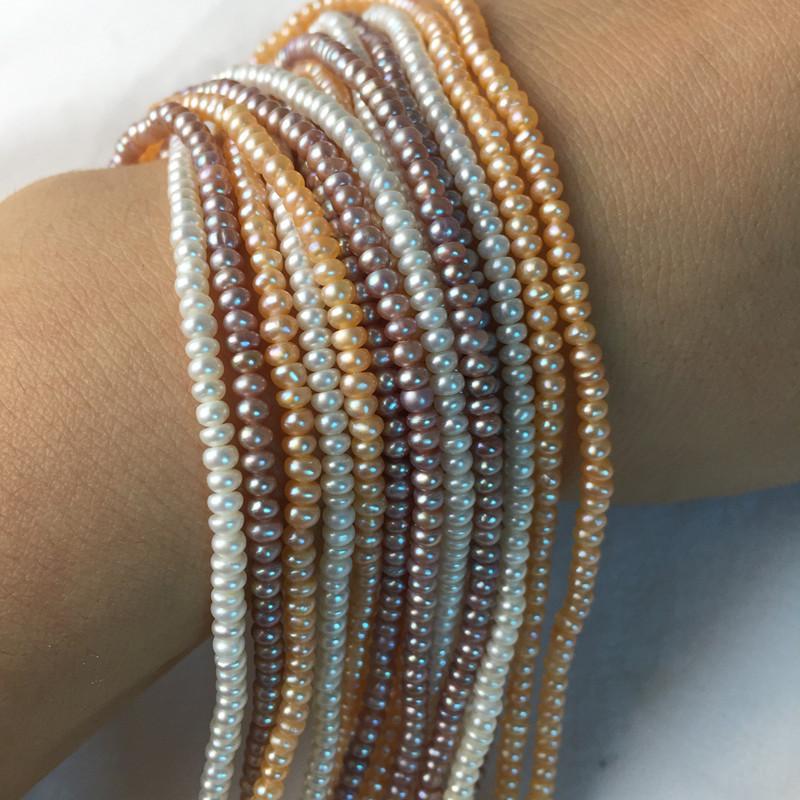 Freshwater Pearl Necklaces Round Shape with Size 3-3.5mm Perfect Luster Beads for DIY Fine Jewelry Loose Pearl Strands
Freshwater Pearl Necklaces Round Shape with Size 3-3.5mm Perfect Luster Beads for DIY Fine Jewelry Loose Pearl Strands