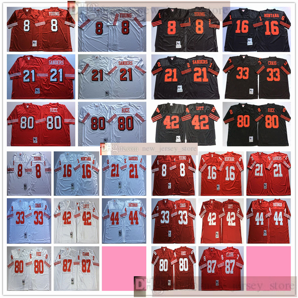 Vintage Retro 49erFootball Jersey Stitched #8Young #21Sanders #80Rice #16Montana Jerseys S M L XL XXXL, Only #16 in stock
Vintage Retro 49erFootball Jersey Stitched #8Young #21Sanders #80Rice #16Montana Jerseys S M L XL XXXL, Only #16 in stock
