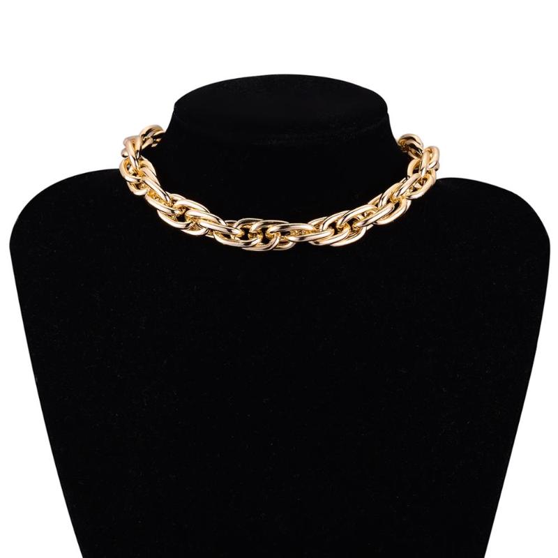 Vintage Curb Twist Chain Chunky Choker Necklace for Women Men Punk Hip Hop Neck Collar Jewelry Statement Party Necklace Gift
Vintage Curb Twist Chain Chunky Choker Necklace for Women Men Punk Hip Hop Neck Collar Jewelry Statement Party Necklace Gift