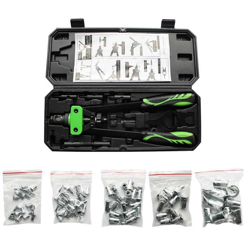 Manual Pulling Riveter Hand Threaded Blind Rivnut Tool Cordless Riveting Machine M2EF
Manual Pulling Riveter Hand Threaded Blind Rivnut Tool Cordless Riveting Machine M2EF