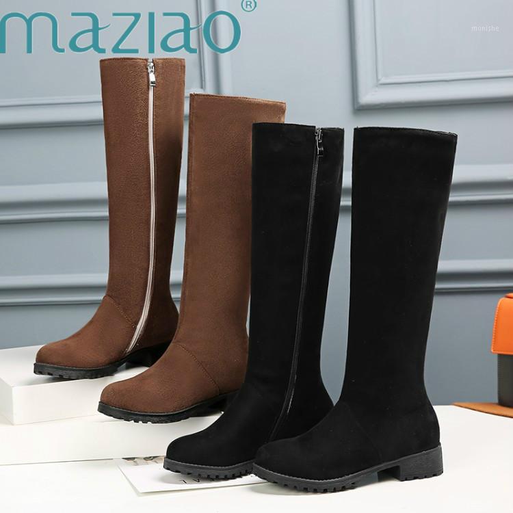 Simple Women Boots Female Winter Shoes Woman Fur Warm Snow Boots Fashion Square Low Heels Knee High Black MAZIAO1, Brown short plush
Simple Women Boots Female Winter Shoes Woman Fur Warm Snow Boots Fashion Square Low Heels Knee High Black MAZIAO1, Brown short plush