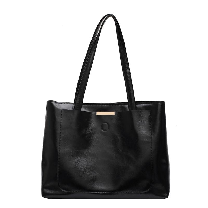 2021 New High Capacity Women's Bag Fashion Simple Shoulder Bag Popular Korean Tote PU Shopping, Black
2021 New High Capacity Women's Bag Fashion Simple Shoulder Bag Popular Korean Tote PU Shopping, Black