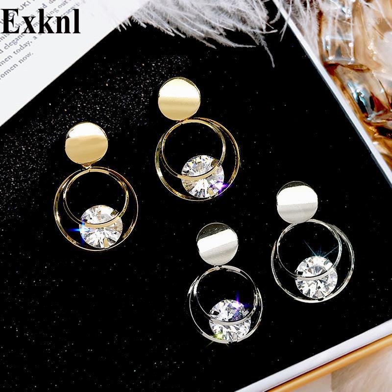 Exknl Round Fashion Dangle Earrings for Women Korean Rhinestone Crystal Drop Earrings Women Jewelry 2020 Christmas Gifts New1
Exknl Round Fashion Dangle Earrings for Women Korean Rhinestone Crystal Drop Earrings Women Jewelry 2020 Christmas Gifts New1