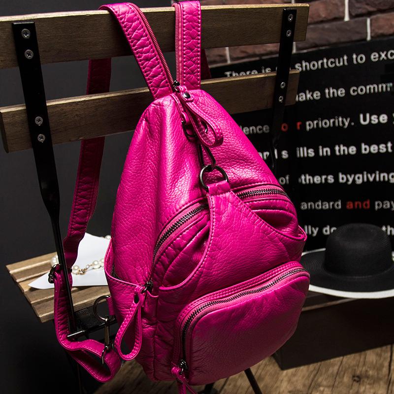 Women's Korean-style Backpack Dual Purpose Backpack Casual WOMEN'S Fashion Bag clear purse, Black
Women's Korean-style Backpack Dual Purpose Backpack Casual WOMEN'S Fashion Bag clear purse, Black