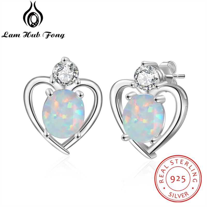 Original 925 Sterling Silver Heart Stud Earrings for Women Cute Oval Opal Stone Earrings with Zircon Fine Jewelry Wedding Gifts
Original 925 Sterling Silver Heart Stud Earrings for Women Cute Oval Opal Stone Earrings with Zircon Fine Jewelry Wedding Gifts