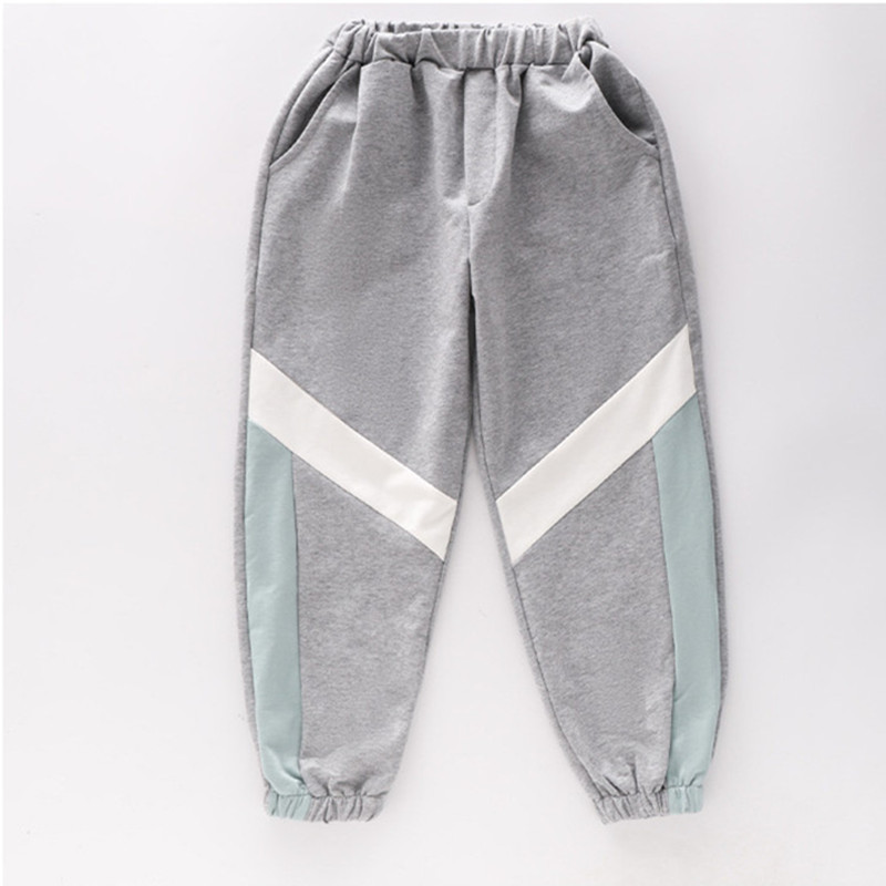Girls Sports Suits Cotton Fashion Letter Patchwork Zipper Clothing Set Teenage Spring Autumn Tracksuit Kids School WearX1019