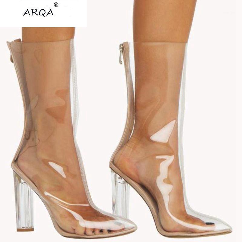 2020 Women Ankle Boots PVC Transparent Ankle Boots Clear Chunky Crystal High Heel Pointed-Toe Casual Shoes Woman Zipper1, Black
2020 Women Ankle Boots PVC Transparent Ankle Boots Clear Chunky Crystal High Heel Pointed-Toe Casual Shoes Woman Zipper1, Black
