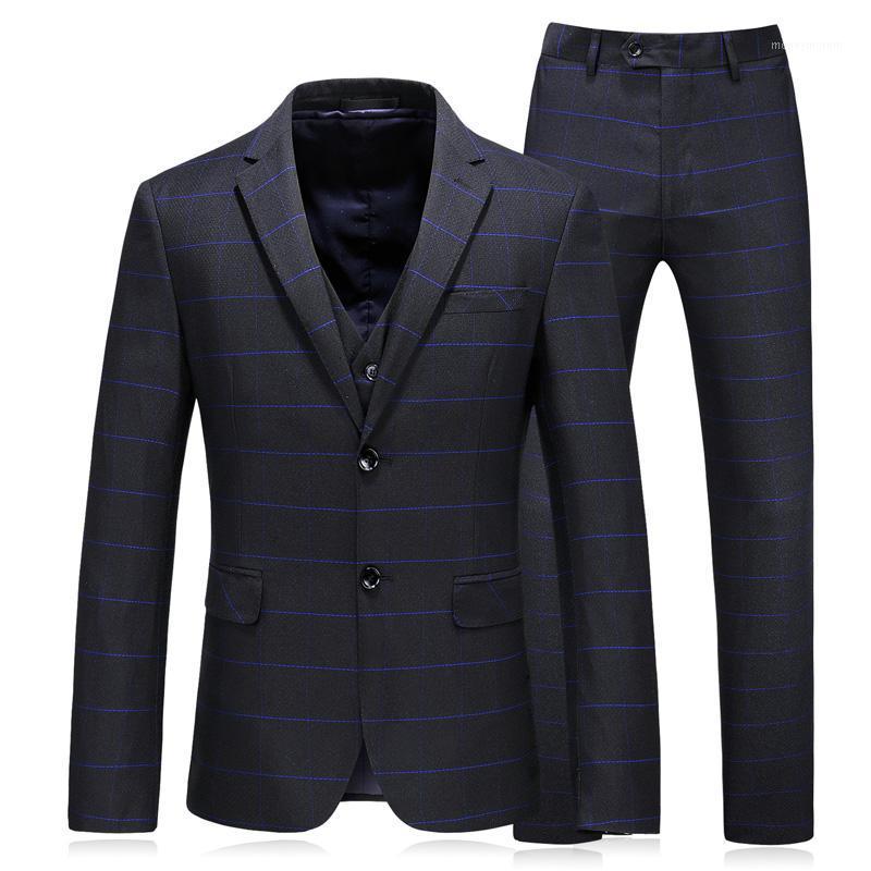 Jacket+Pants+Vest)New Stlyle Suits Tuxedo Gentleman Men's Suits Skinny Blazers Business Casual Prom Wedding Dress for men Plus1, Black
Jacket+Pants+Vest)New Stlyle Suits Tuxedo Gentleman Men's Suits Skinny Blazers Business Casual Prom Wedding Dress for men Plus1, Black