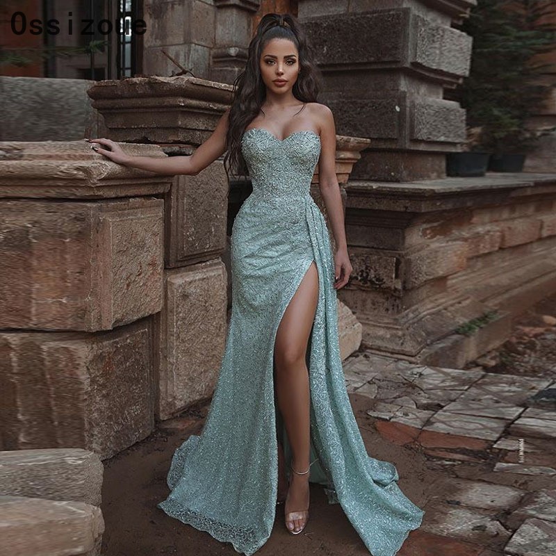 Sexy High Slit Prom Dresses Sweetheart Light Green Mermaid Lady Formal Evening Gown Cheap Price YSAN453
Sexy High Slit Prom Dresses Sweetheart Light Green Mermaid Lady Formal Evening Gown Cheap Price YSAN453