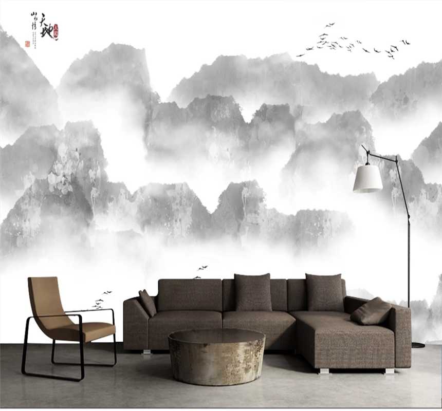 New Chinese Artistic Conception Abstract Landscape Ink Landscape Living Room Background Wall Customized 3D Wallpaper, Waterproof canvas
New Chinese Artistic Conception Abstract Landscape Ink Landscape Living Room Background Wall Customized 3D Wallpaper, Waterproof canvas