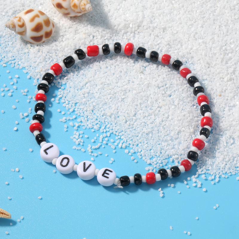 Charm Bracelets Rttooas Kandi Bracelet Women Bobo Love-Letter Fashion Tiny Beaded Friendship Gifts Couple Jewelry
Charm Bracelets Rttooas Kandi Bracelet Women Bobo Love-Letter Fashion Tiny Beaded Friendship Gifts Couple Jewelry