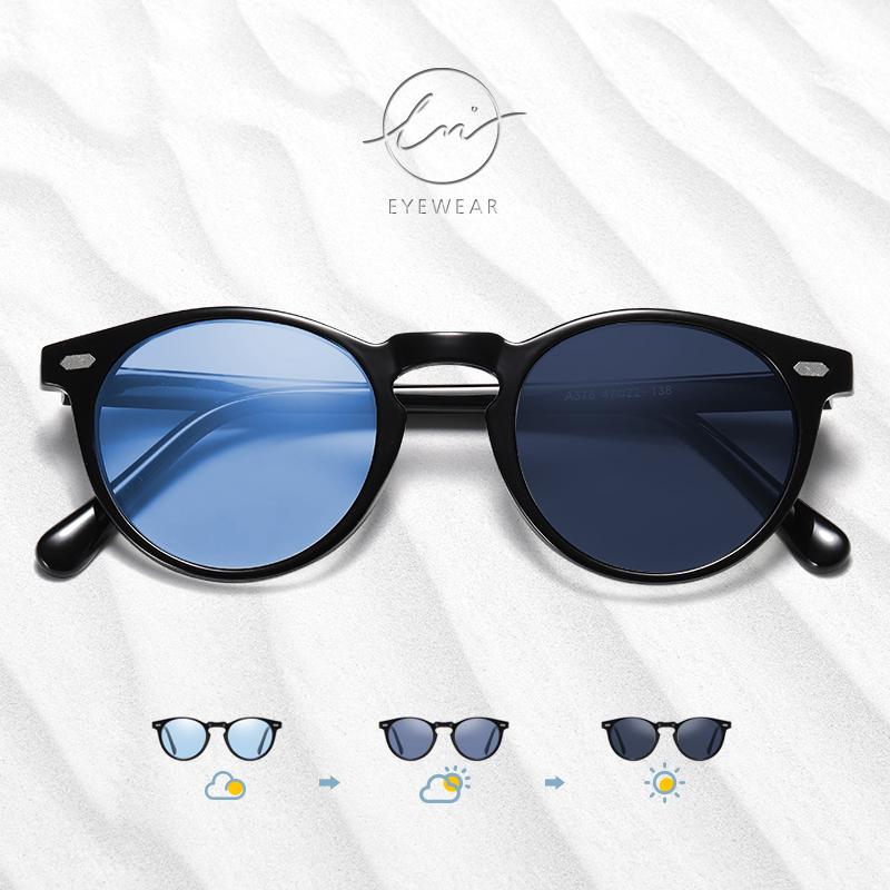 Sunglasses LM Classic Pochromic TR90 Frame Round Polarized Women/Men Brand Designer Sun Glasses Vintage UV400 Modis Oculos
Sunglasses LM Classic Pochromic TR90 Frame Round Polarized Women/Men Brand Designer Sun Glasses Vintage UV400 Modis Oculos