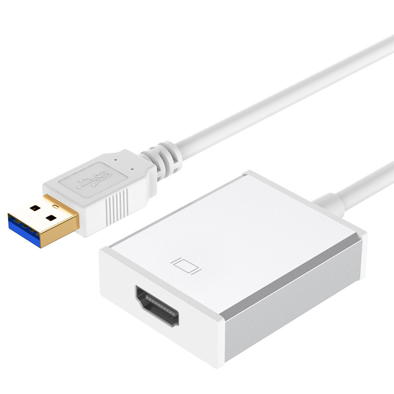 USB 3.0 To HDMI female Audio Video Adaptor Converter Cable For Windows 7/8/10 PC Graphic Adapter Display Laptop HDTV Game Player
USB 3.0 To HDMI female Audio Video Adaptor Converter Cable For Windows 7/8/10 PC Graphic Adapter Display Laptop HDTV Game Player