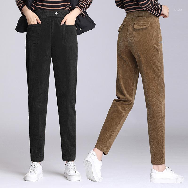 2020 Spring Autumn Women Fashion Ankle Leng Pants Soild Color Casual Corduroy High Wasit Elastic Pockets Pencil Pants1, Black
2020 Spring Autumn Women Fashion Ankle Leng Pants Soild Color Casual Corduroy High Wasit Elastic Pockets Pencil Pants1, Black