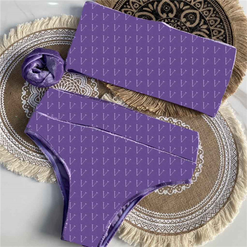 Stylish Velvet Letter Jacquard Bikini Headband 3 Piece Set Swimwear Women Push Up Swimming Wear High Waist Swimsuit, Purple
Stylish Velvet Letter Jacquard Bikini Headband 3 Piece Set Swimwear Women Push Up Swimming Wear High Waist Swimsuit, Purple