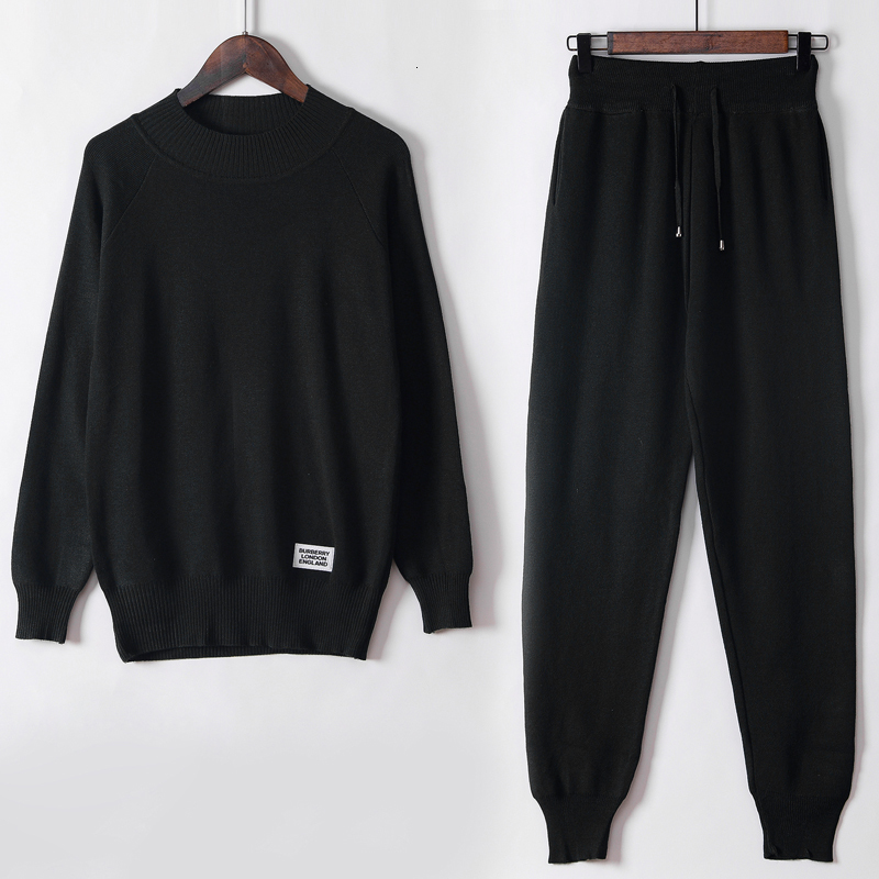 2021 New 2 Pieces Women Tracksuit Oneck + Harem Pants Pullover Sweater Set Chic Knitted Outwear Suit Ww22, Black
2021 New 2 Pieces Women Tracksuit Oneck + Harem Pants Pullover Sweater Set Chic Knitted Outwear Suit Ww22, Black